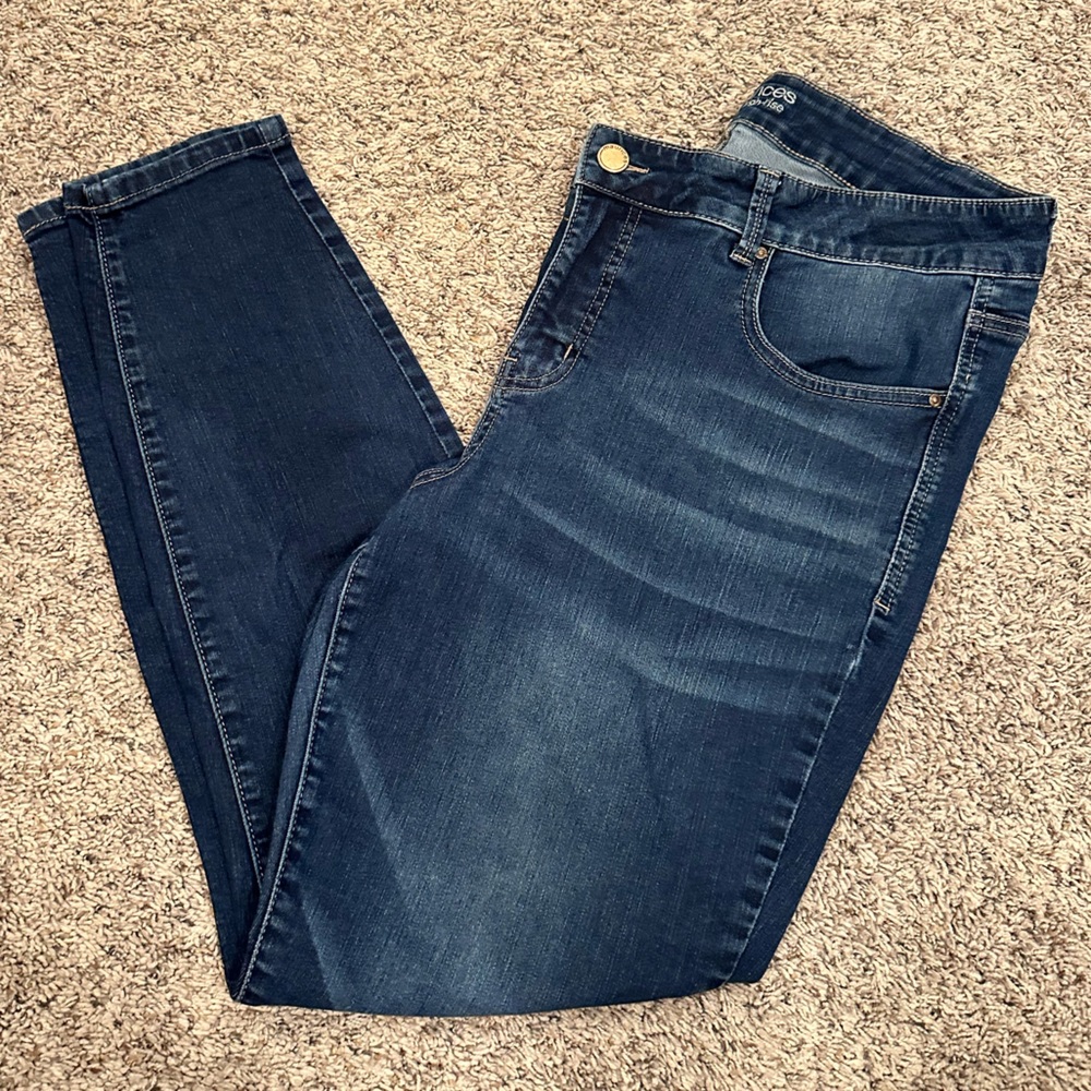 Maurices Everflex High-Rise stretch jeans size 18W.